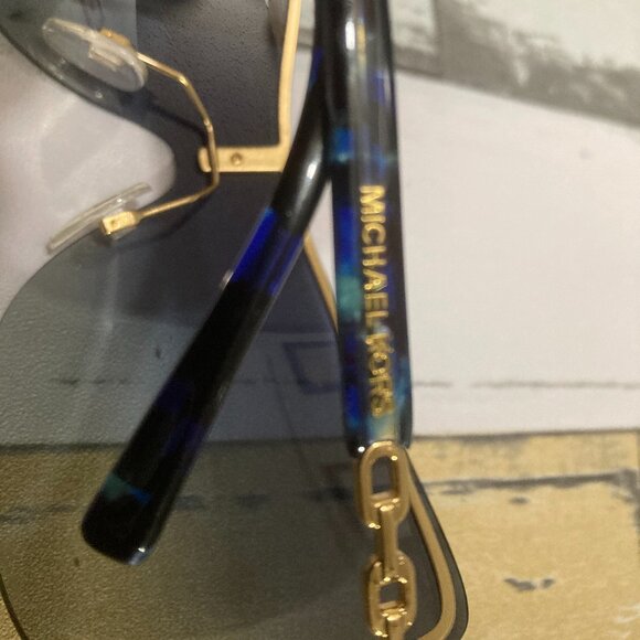 Michael Kors Blue and Gold Sunglasses - Picture 4 of 10